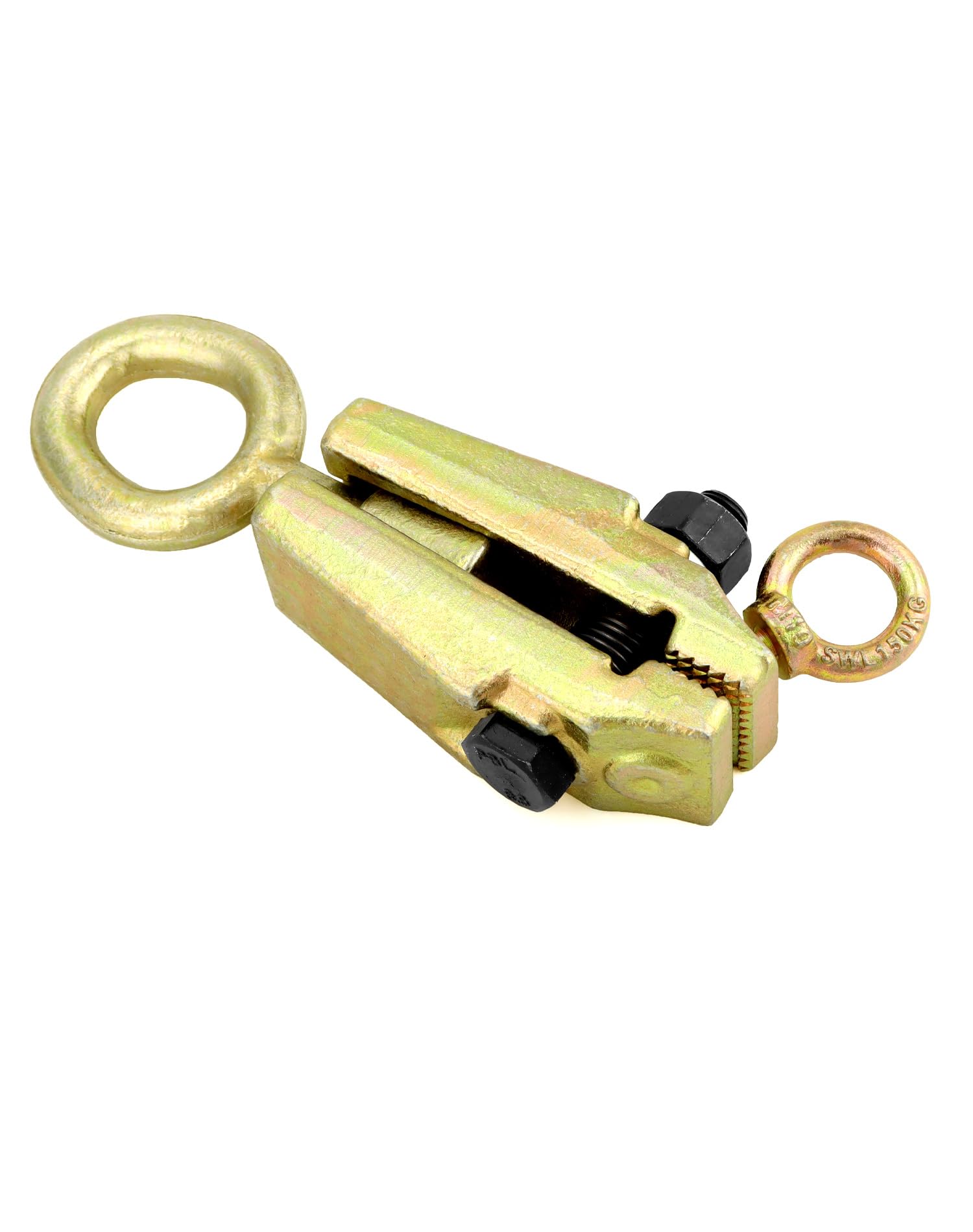 QWORK Car Door Fender Edge Repair Tool, Self-Tightening Frame Pull Clamp Grips, Body Repair Small Mouth Pull Clamp