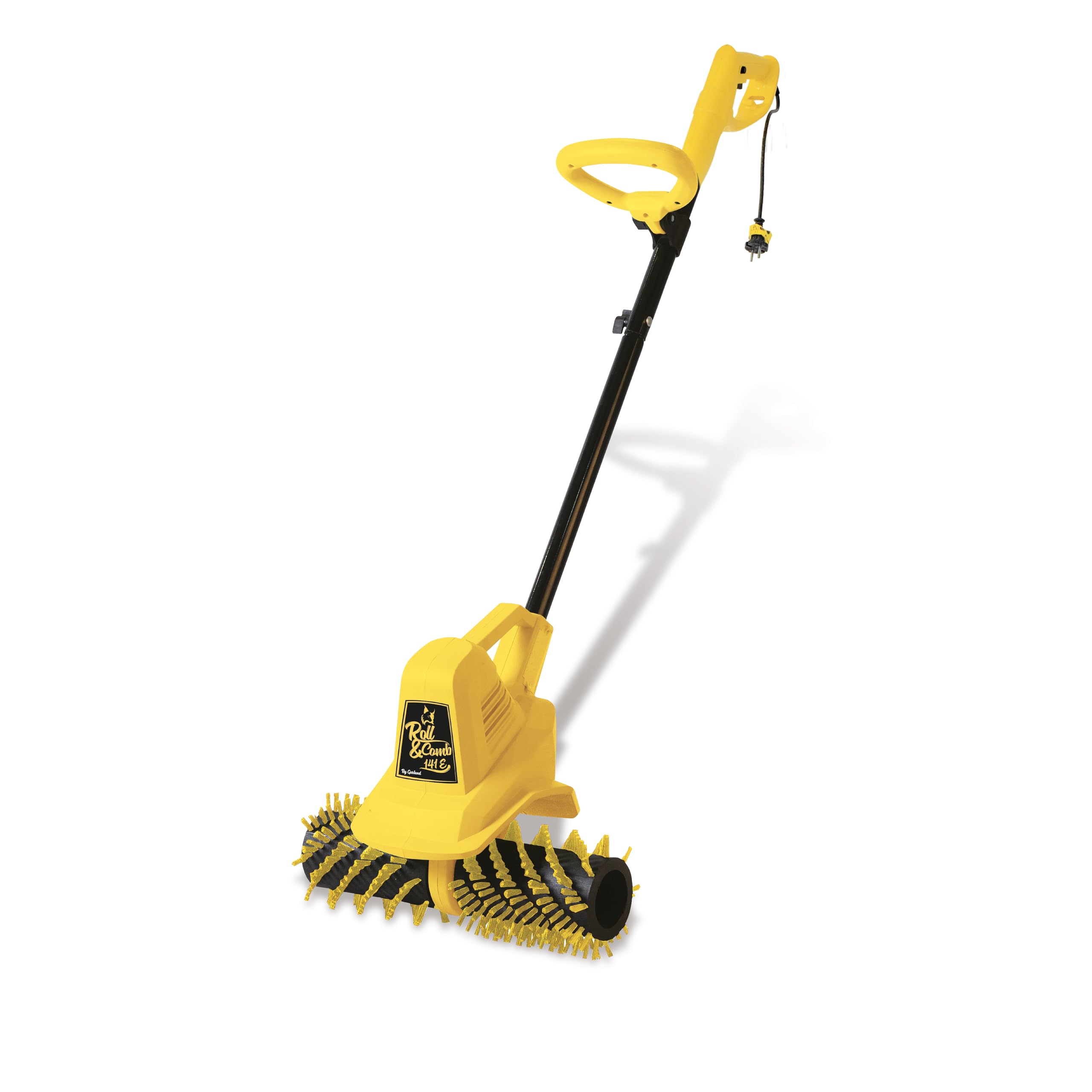 Escoba barredora de césped artificial de Roll Comb, rastrillo eléctrico con cable para césped artificial, limpiador de césped artificial para perros, modelo 141e, 10,6 lb