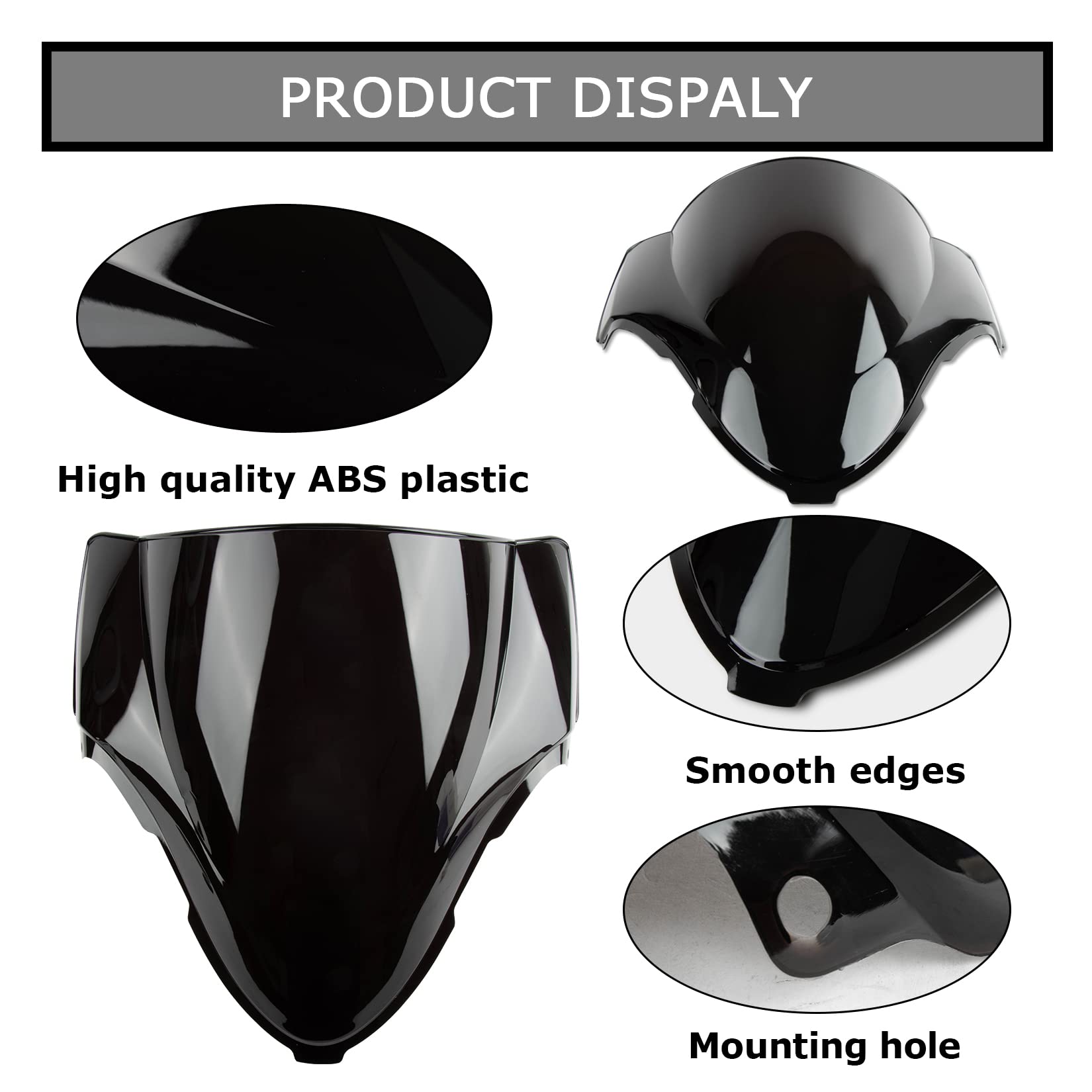 Motorcycle Windshield Double Bubble Windscreen Wind Deflector For Suzuki Gsxr1300 Hayabusa Gsxr600 Gsxr750 Gsxr1000 Sv650 Tl1000r Gsx S 1000f Gsxr250r Gsx R 600 750 1000 1300 5e5caa536c363c75e75bec97 - View #2