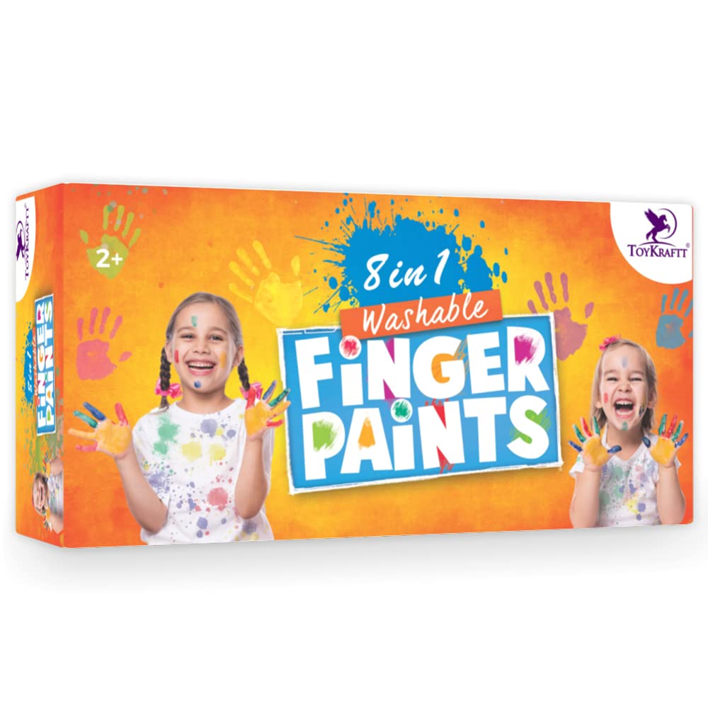 Buy Toykraftt Finger Paints For Kids Non Toxic Washable Finger Paints