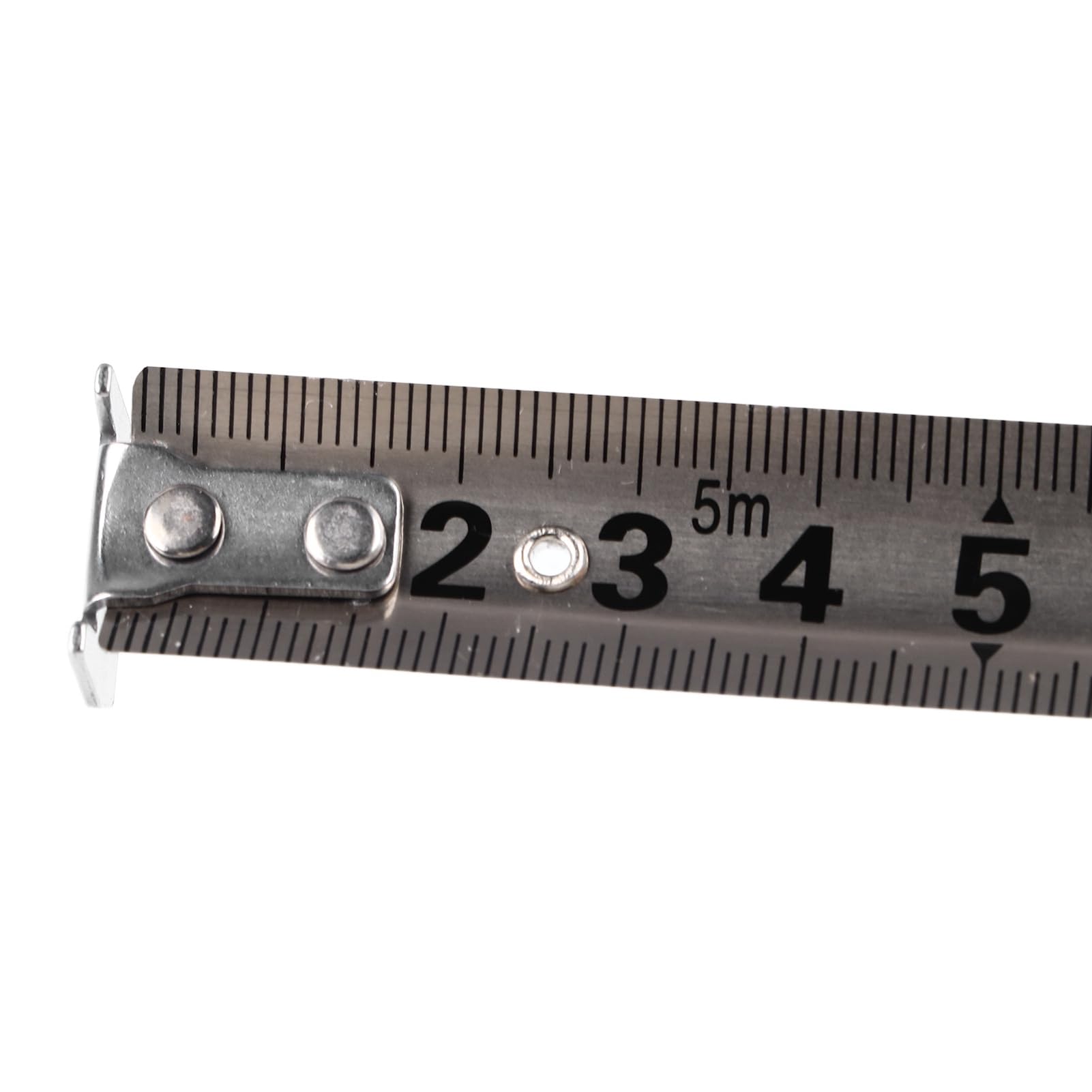 Cinta métrica, cinta métrica de acero inoxidable de 25 pies, cinta métrica con fracciones, escala de doble cara, impermeable, retráctil, portátil, para construcción agrícola doméstica (7,5 m)