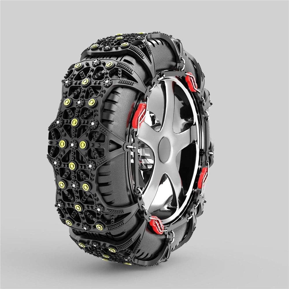 タイヤチェーン 車のタイヤスノーチェーン車オフロード車タイヤユニバーサル特殊用途車の雪や泥緊急救助 滑り止め 取付簡単 Color Size A10 Black 安い