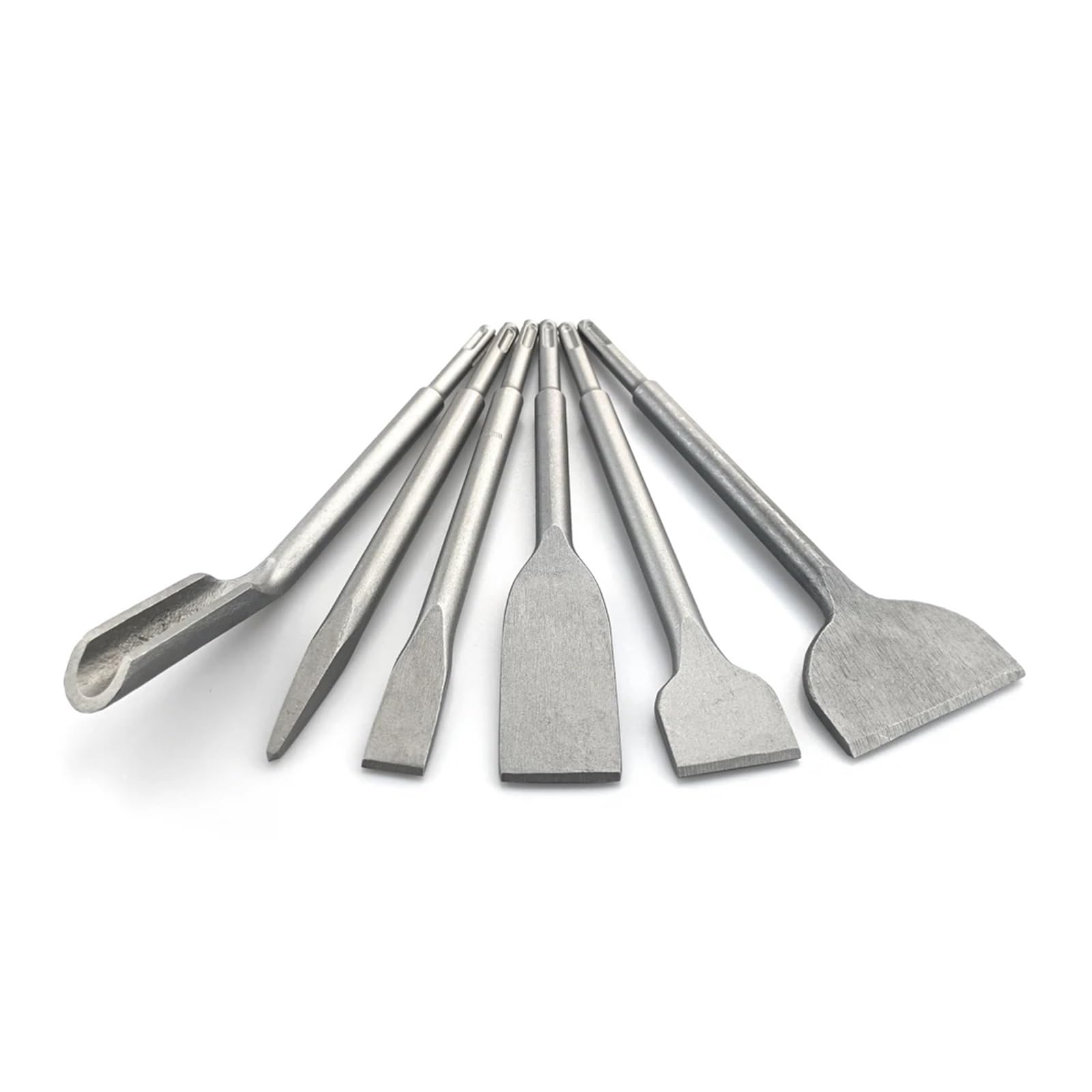 Set di scalpelli da 250 mm SDS Plus Gambo Martello elettrico Punta da trapano Punta con scanalatura piatta Strumenti for muratura for calcestruzzo Muro di mattoni Roccia(4PCS Chisels)