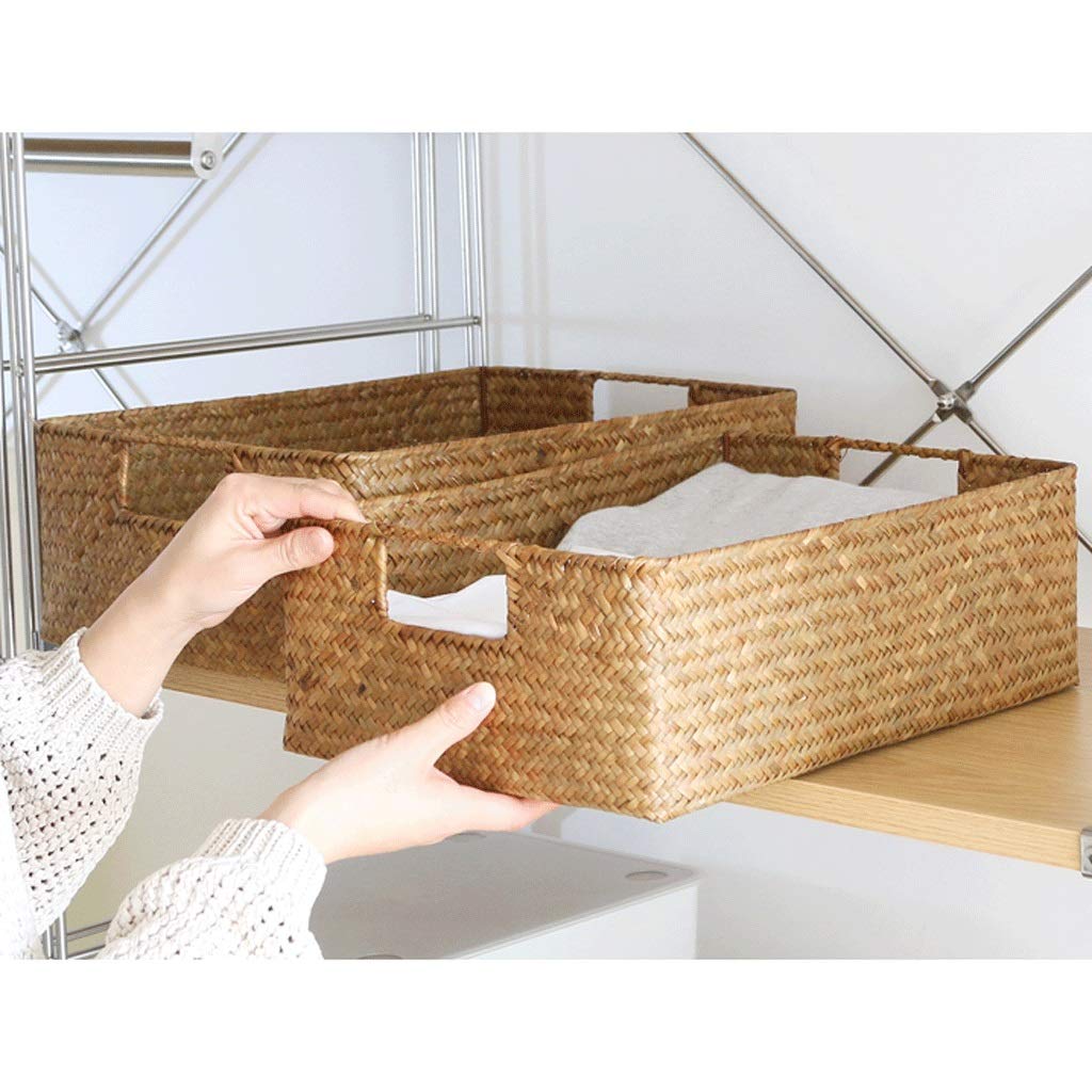 Scatola Portaoggetti Canestri di stoccaggio Tessuti Tessuti Grandi Capacità Lavanderia Basket Soggiorno Desktop Depost Bins I contenitori sono adatti for gli uffici domestici Adatto per guardaroba, ca