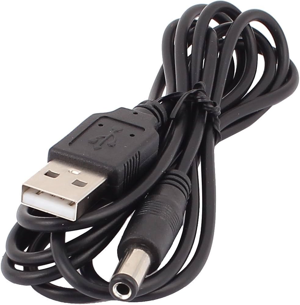 BIG BOOM® USB 2.0 A Type Male to 5.5x2.1mm DC Pin Connector Power