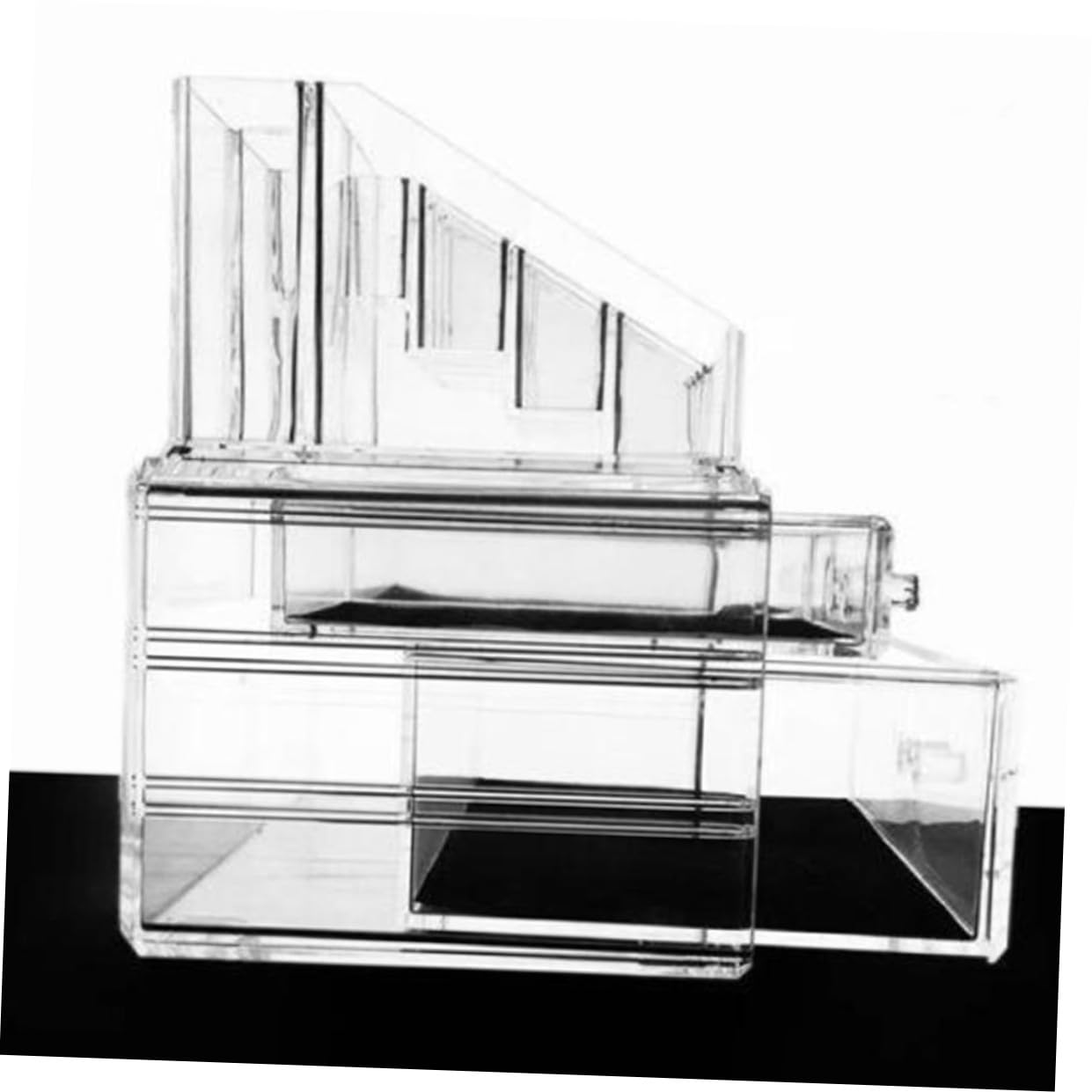 Scatola Trucchi con Cassetti in Acrilico, Organizer Cosmetici