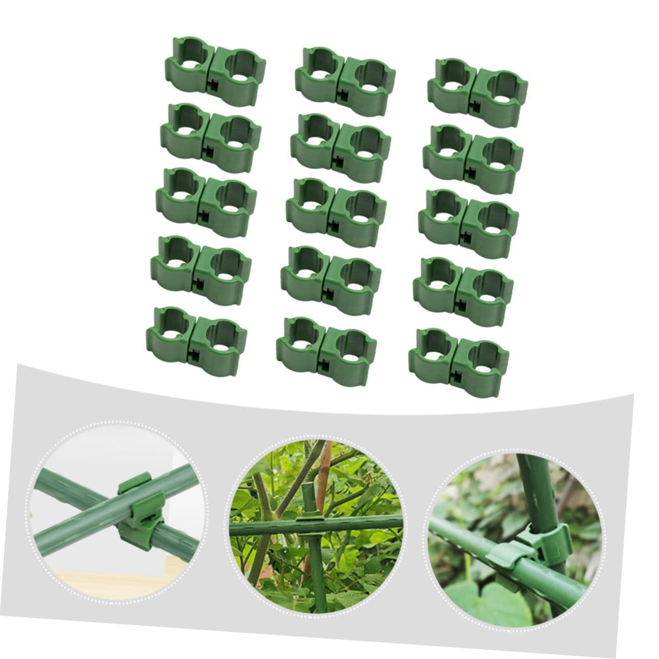 Zoegneer 50 connettori per griglia per piante, clip di | FindTheDeal