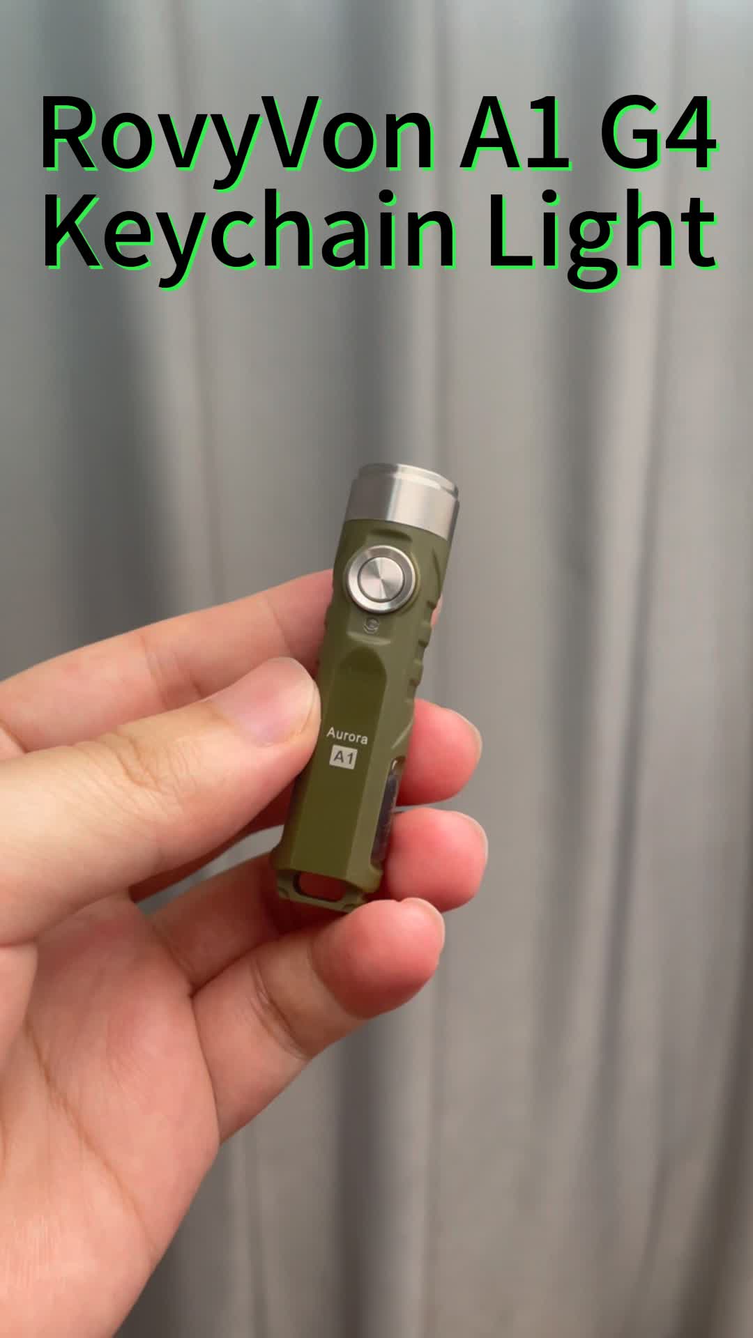 aurora a6 usb rechargeable keychain signal flashlight RovyVon A5 G4 GITD 650 Lumens, USB-C At the time of releasing the 3rd generation Aurora keychain flashlights RovyVon Aurora A1 G4 Rechargeable