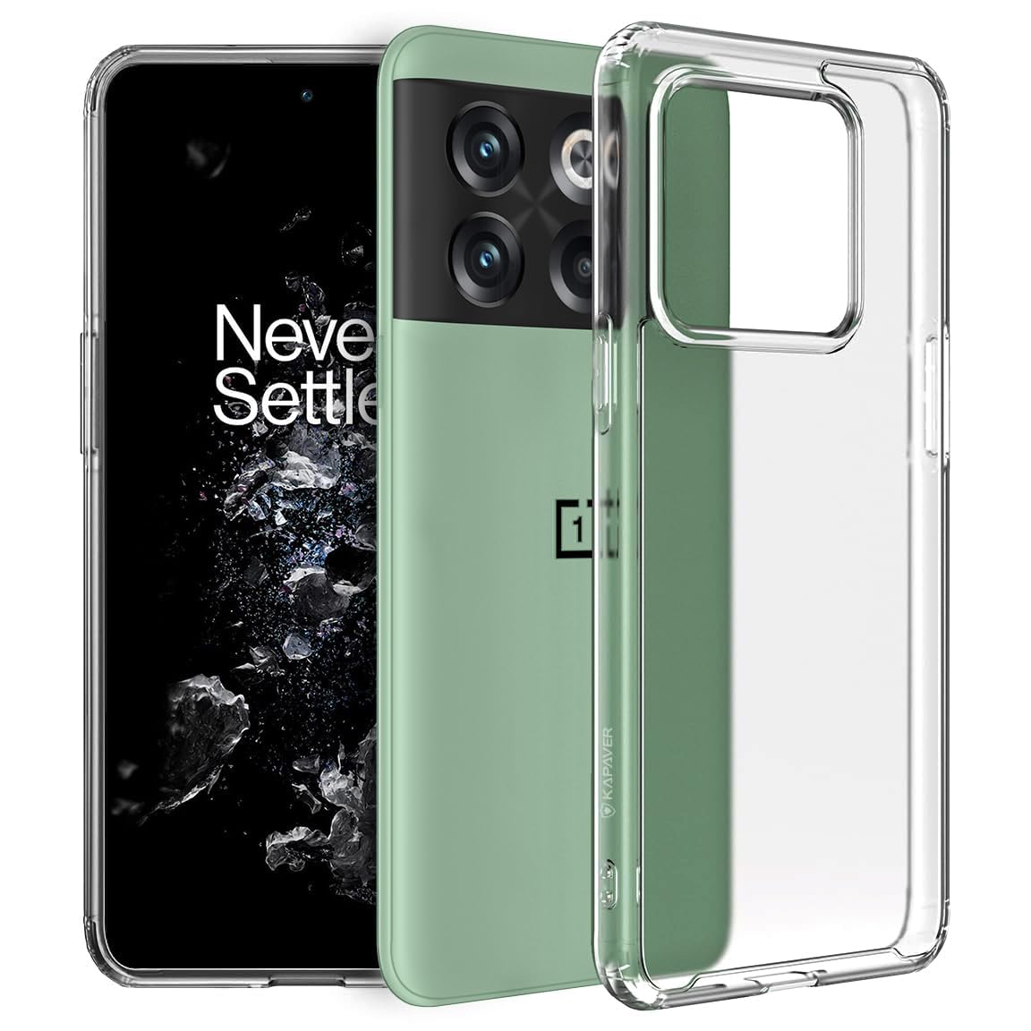KAPAVER® for OnePlus 10T Back Case[Anti-Fingerprints ][Anti-Scratch] Frosted Translucent Shockproof Slim Cover (Transparent Clear) (B0CRR1JKZS) Amazon Price History, Amazon Price Tracker