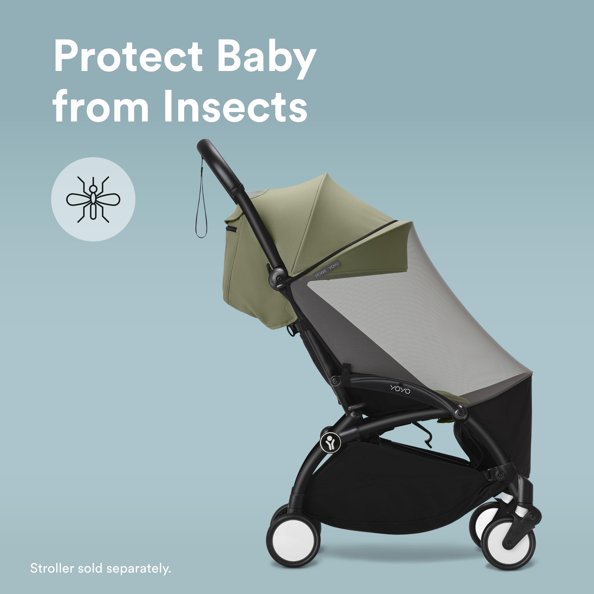 Stokke YOYO 6+ Color Pack Mosquito Net - Protect Your Child from Small Insects - Easy to Install & Store