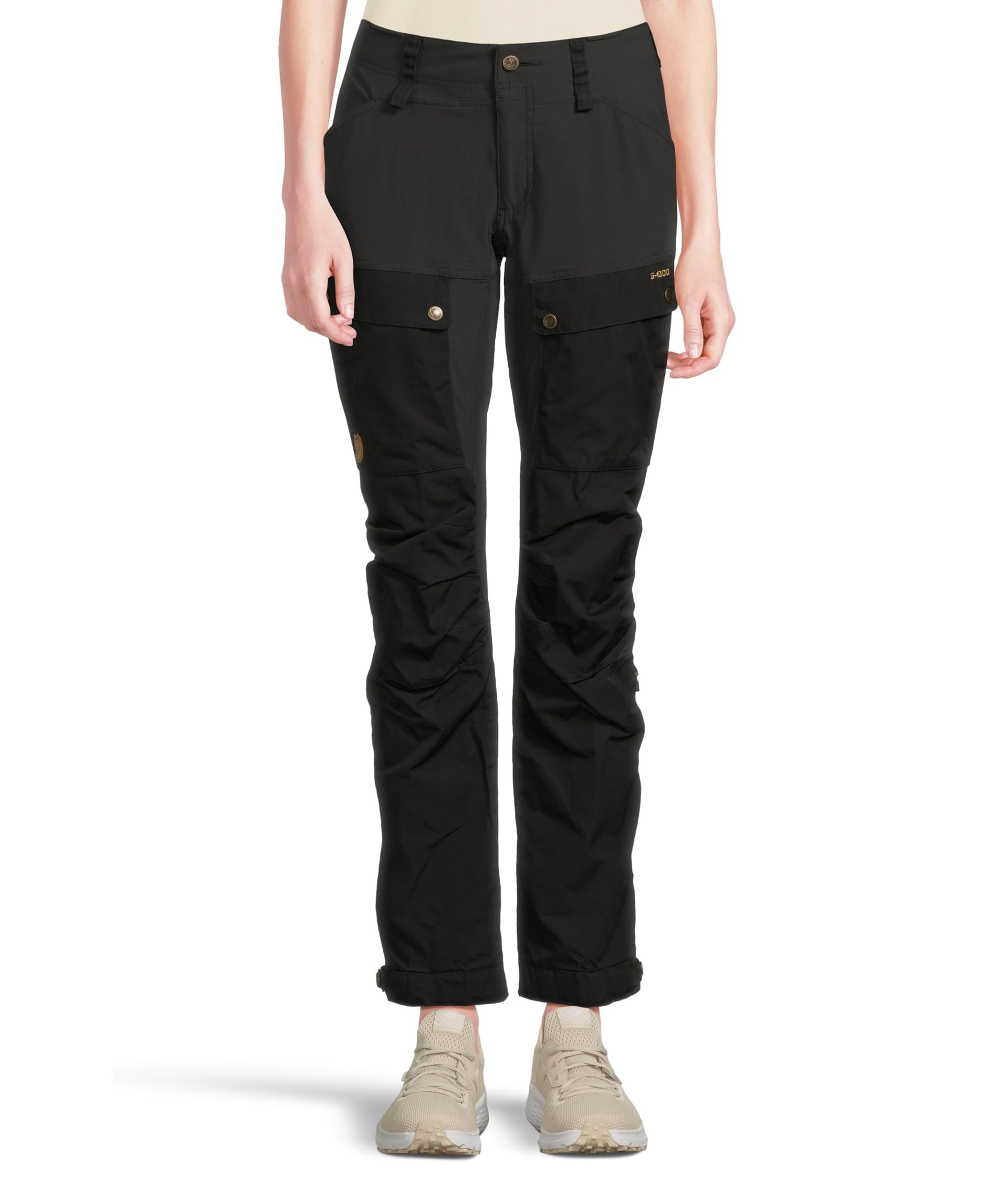 FJALLRAVEN F89852-550 Keb Trousers Curved W Reg Black 40