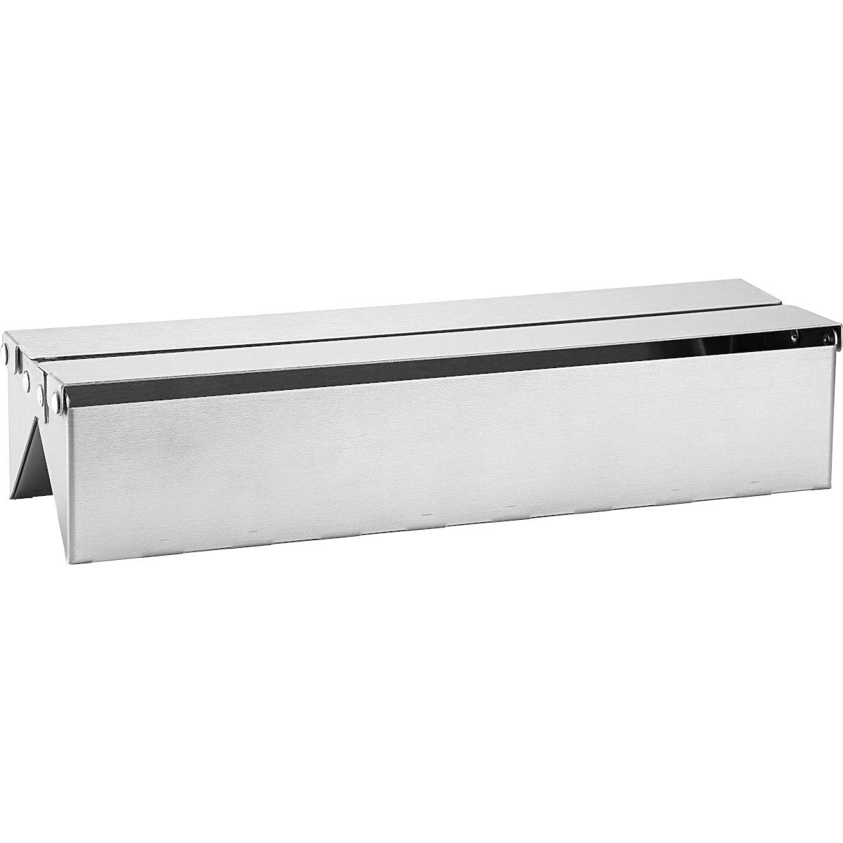 SANTOS Räucherbox- SmokerboxGasgrill - geeignet für Weber Gasgrills ab Spirit 300er - 30x8,6x6,6cm - Edelstahl-Smokebox- Räuchern auf dem Gasgrill