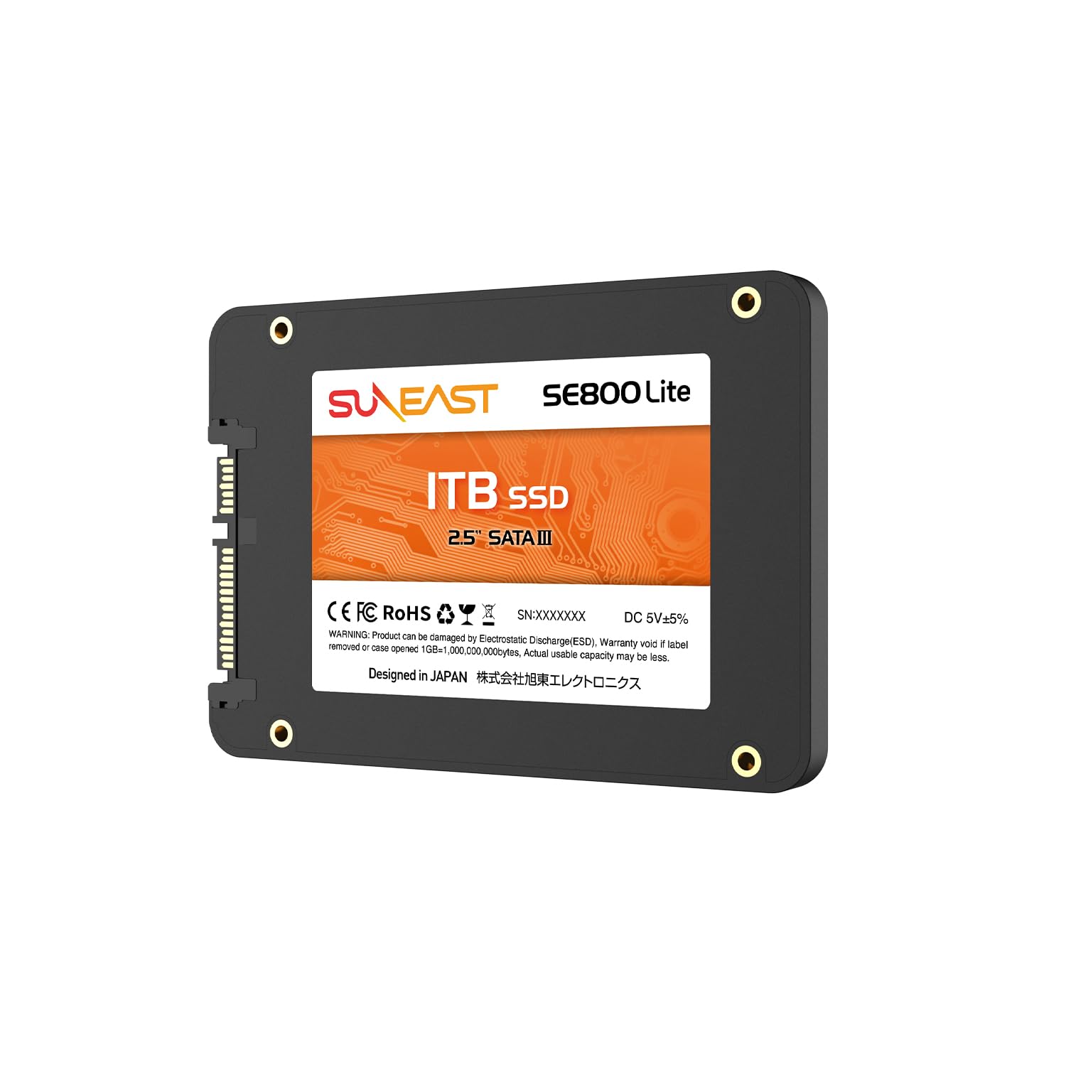 Amazon | SUNEAST 内蔵SSD 1TB 2.5インチ 3D NAND採用 SATA3 6Gb/s 7mm