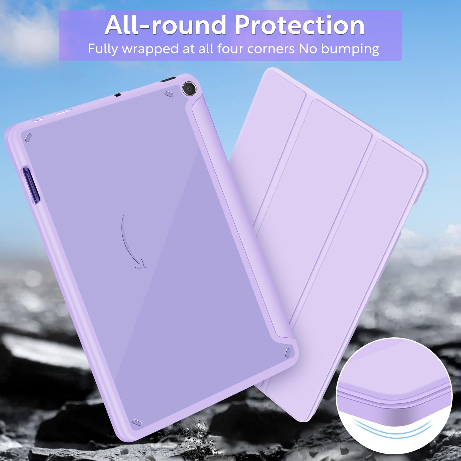 kindle fire HD 10 第13世代 パープル Amazon Amazon.com: Slim Case for Kindle Fire HD 10 & Fire HD 10 Kid