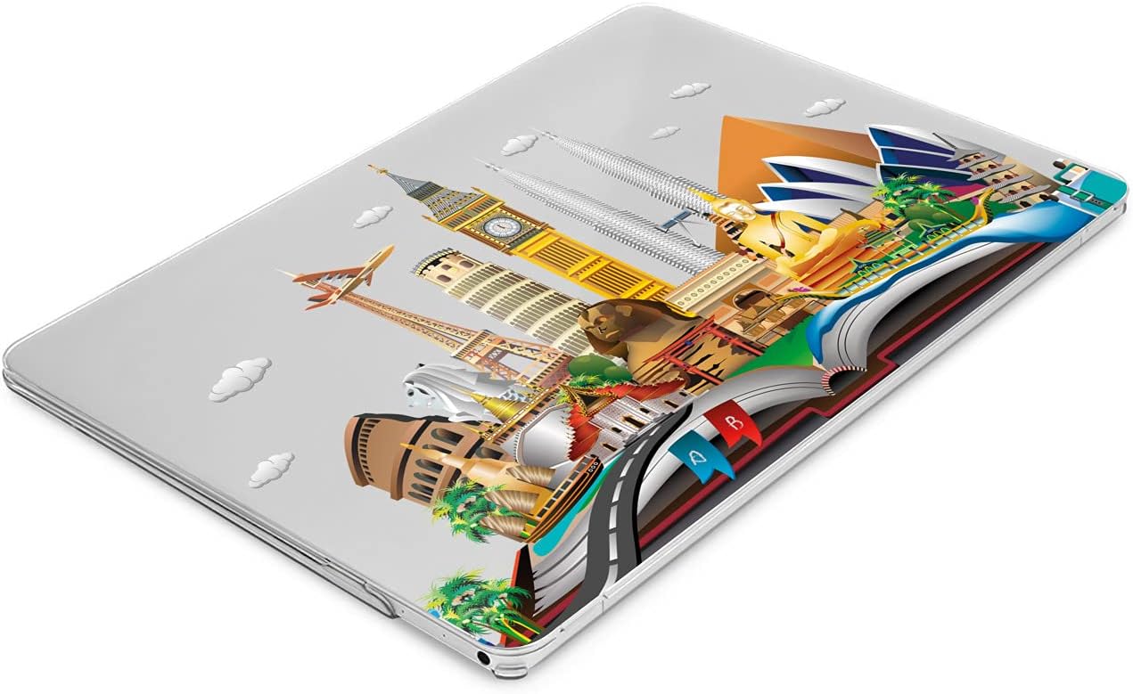 Hard Case Compatible for MacBook Pro 16 14 M3 M2 2023 M1 Pro 13 2022 Air 13 2021 Retina 2020 Mac 11 12 Green Colorful Cute Wonders of The World Nice Cover Protective Laptop Design Print Cool