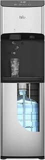 Brio 520 Bottom Load Water Cooler with Ice Maker - 24 lbs Nugget Ice/Day, UV Self-Cleaning, Hot/Cold Water, LED Display