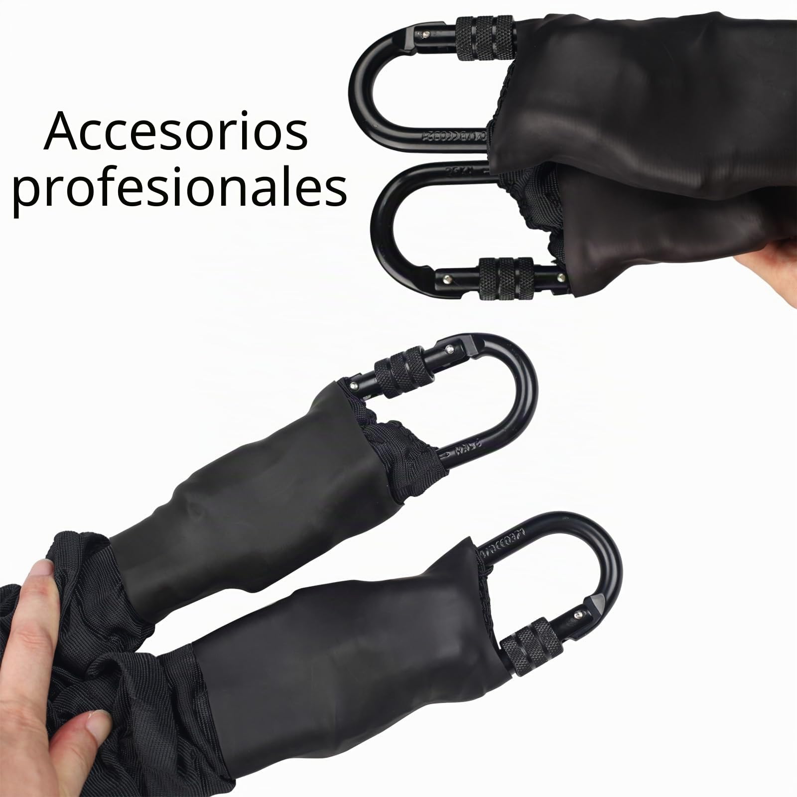 PRIOR FITNESS Cuerda elástica de resistencia para fitness, bandas de resistencia individuales para danza elástica, bandas de entrenamiento antigravedad, sin accesorios, equipo profesional para