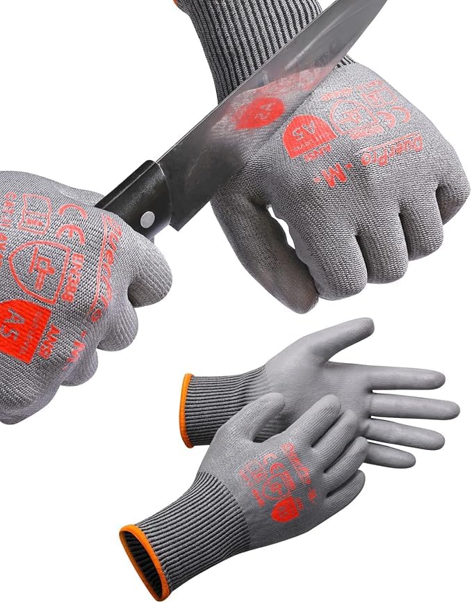 Lipropp Cut-Resistant Gloves ASNI A5 Safety Work Glove - image 1