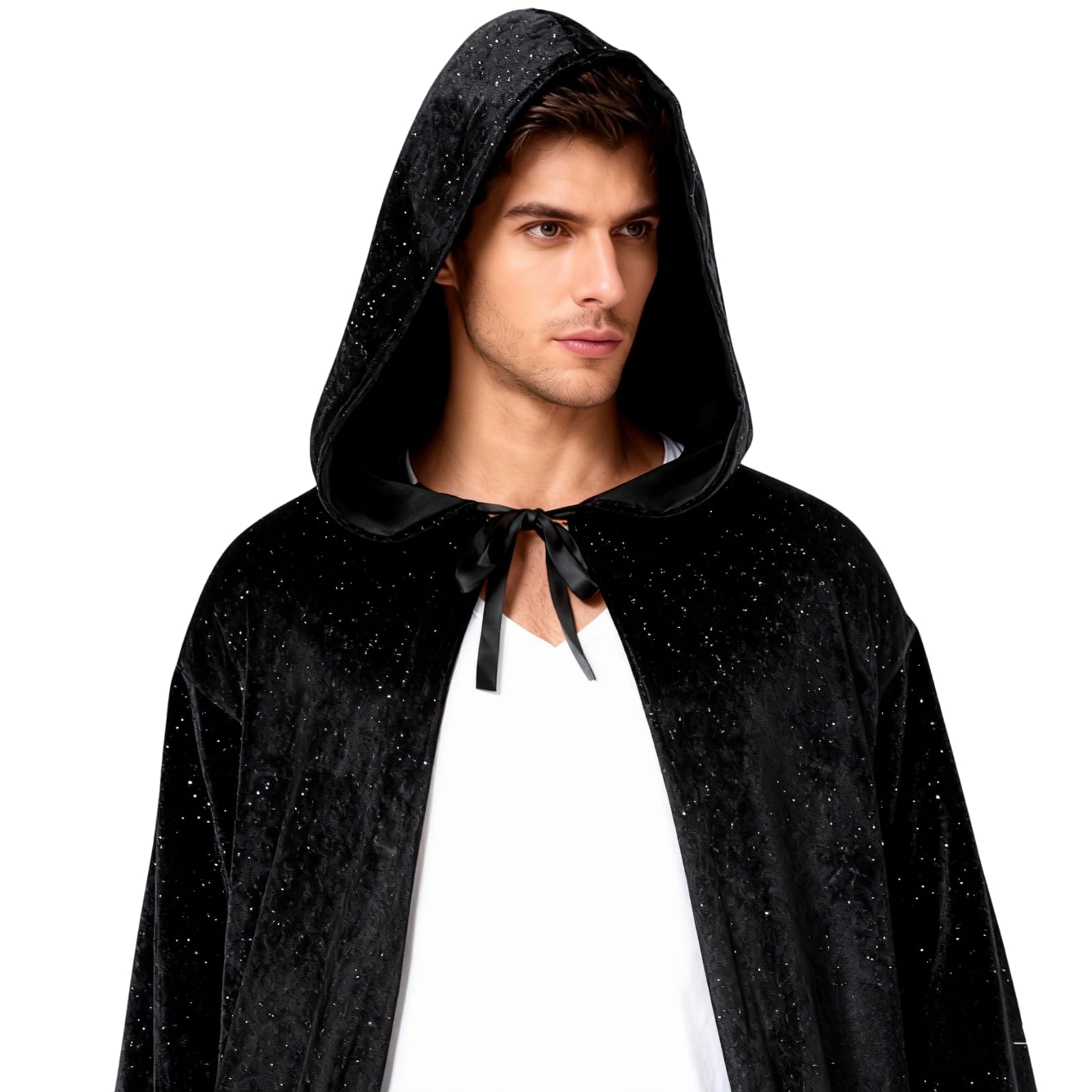 HAPNBCELE Wizard Robe Cloak with Hood Men Women - Image 4