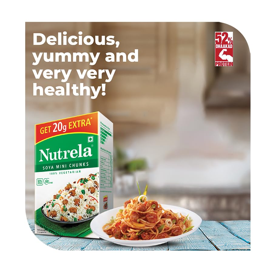 Nutrela Soya Mini Chunks 220 grams - Image 5