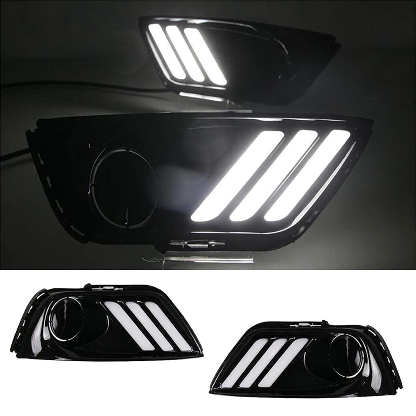 Intermitentes De Auto Para Jeep Para Compass 2017 2018 2019 Coche DRL Luz De Conducción Diurna Lámpara De Señal De Giro De Coche Señal De Giro De Auto
