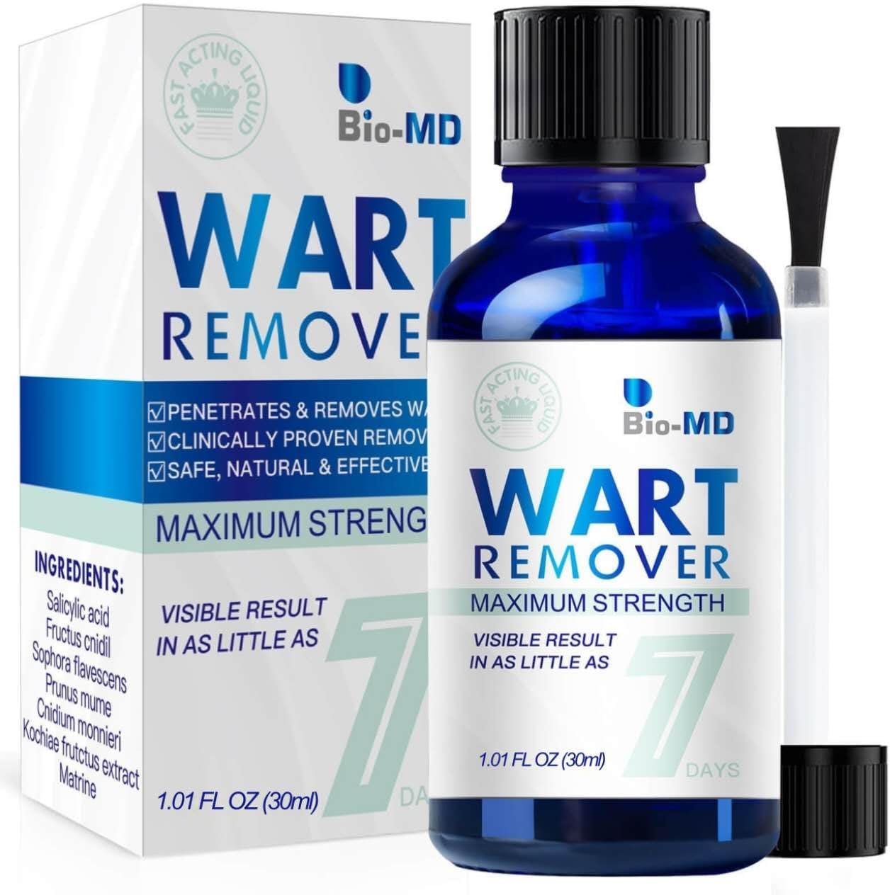 Fast Acting Gel Wart Remover Freeze Off - Fast-Acting Wart Freeze Off - Wart Removal for Plantar Wart, Genital Wart, H Warts, Common Wart, Flat Wart, Corn, Callus, Warts, Plantar Wart Remover for Feet