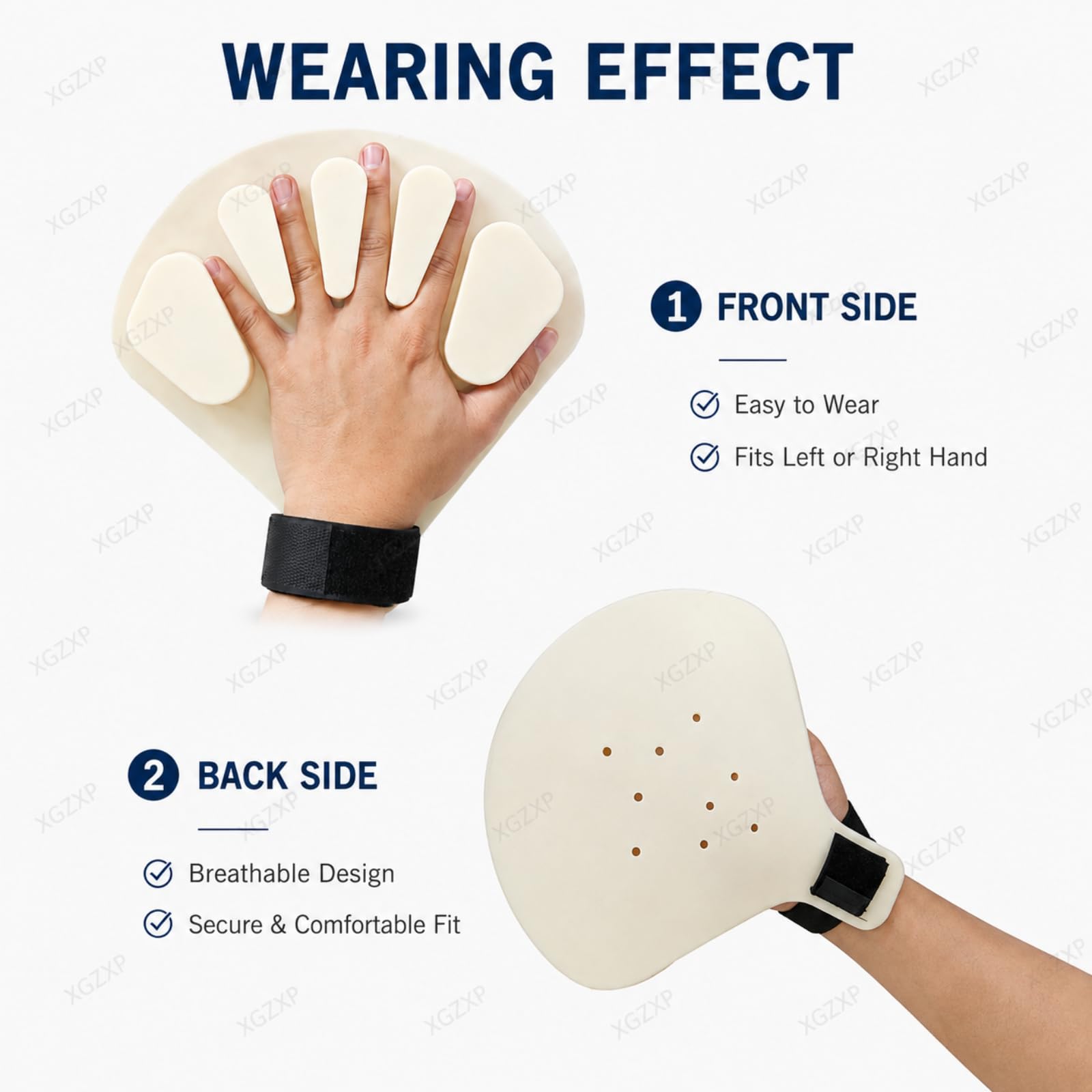 Punta Ortopédica para Dedos Tras Un Accidente Cerebrovascular, Tabla De Entrenamiento Ortopédica para Mano Y Muñeca, Extensión Y Separación, para Entrenamiento Y S