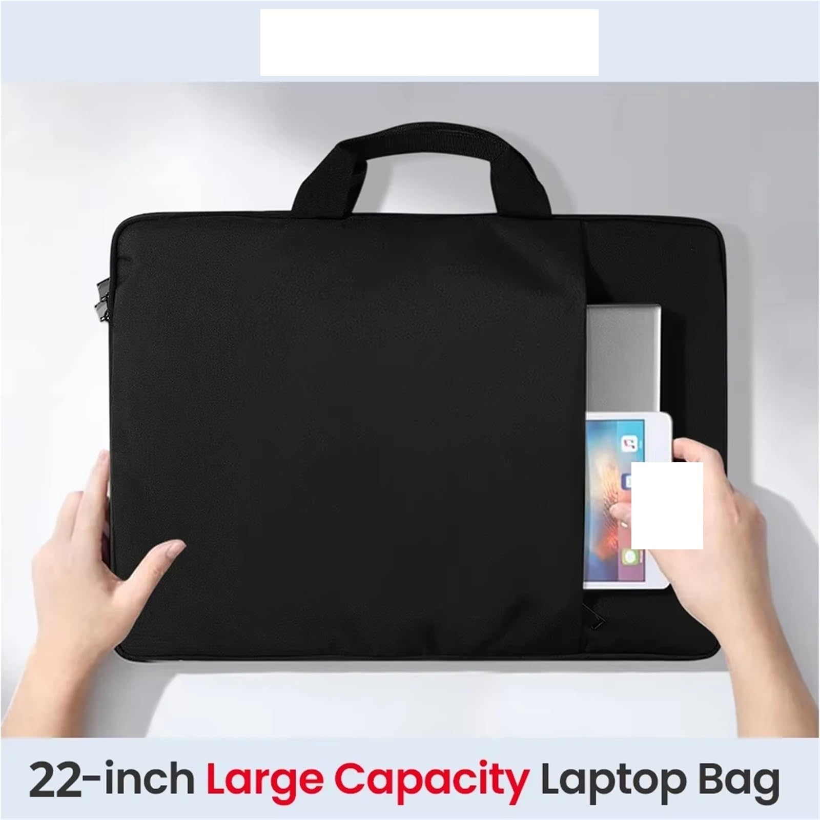 Borsa for laptop da viaggio Custodia protettiva antiurto for computer con manico di grande capacità Per Viaggio, Lavoro