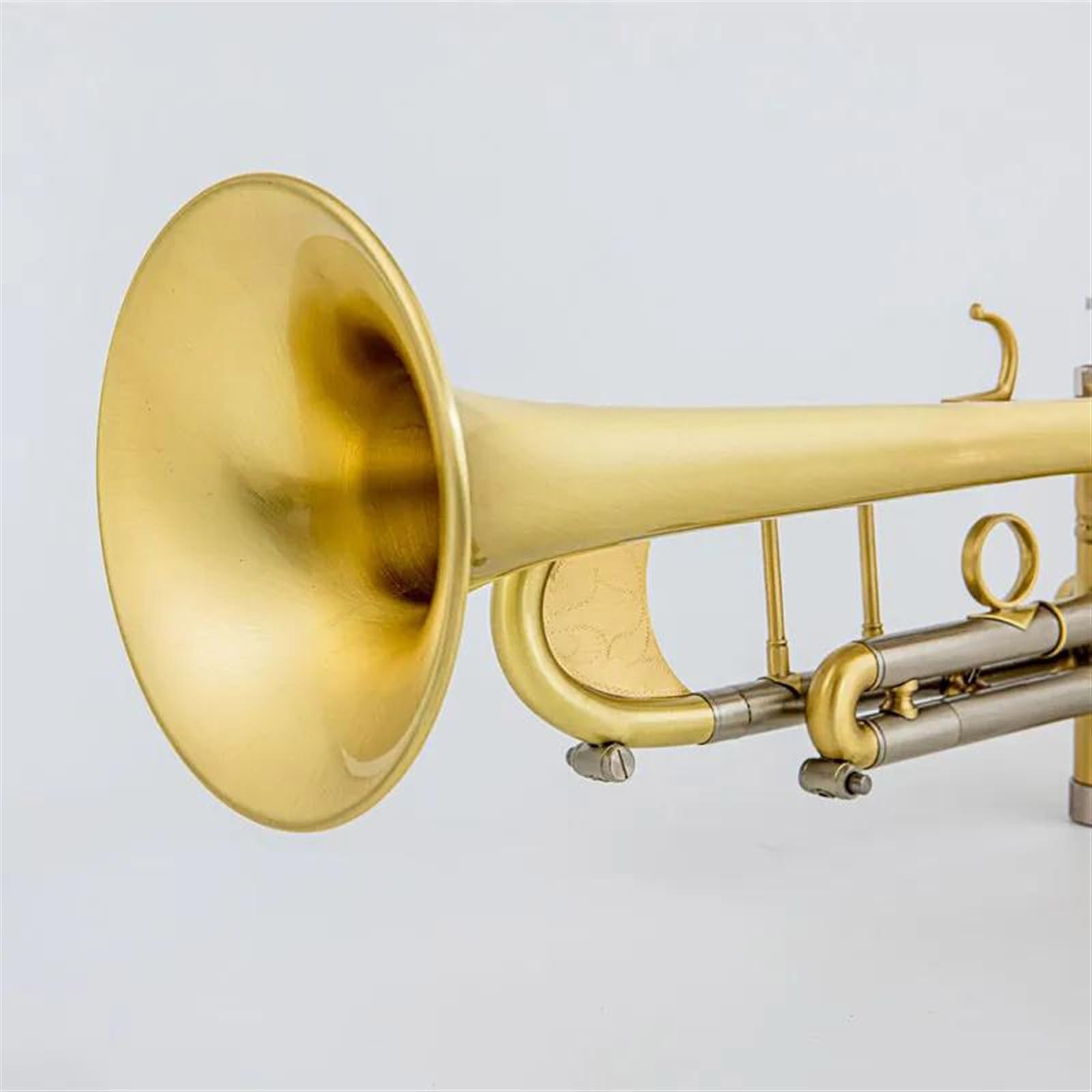 Trąbki Trąbka Bb/C Mosiądz Płaski Złoty Malowany Wykwintny Trwały Mosiężny Instrument Muzyczny Profesjonalna Trąbka