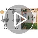 Image of Heavy Hanging Hook Kit for Ceiling Installation Hammock, Swing Mounting Accessories Stainless Steel 360Rotating 300KG Capacity