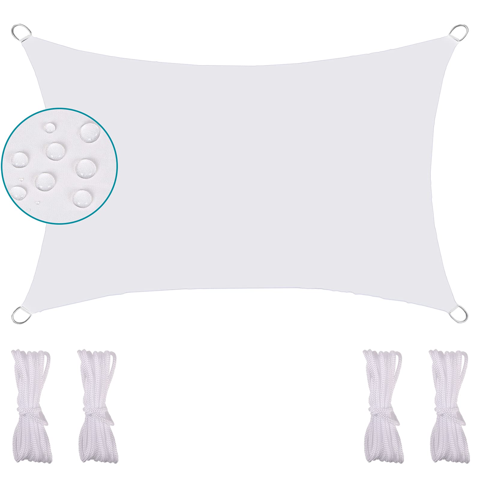 WOLTU Voile D’ombrage Triangulaire En HDPE.protection Contre Le Soleil