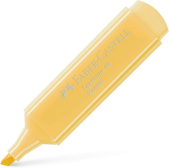 Amazon com : Faber Castell Highlighter Textliner Pastel Vanilla 1546 67