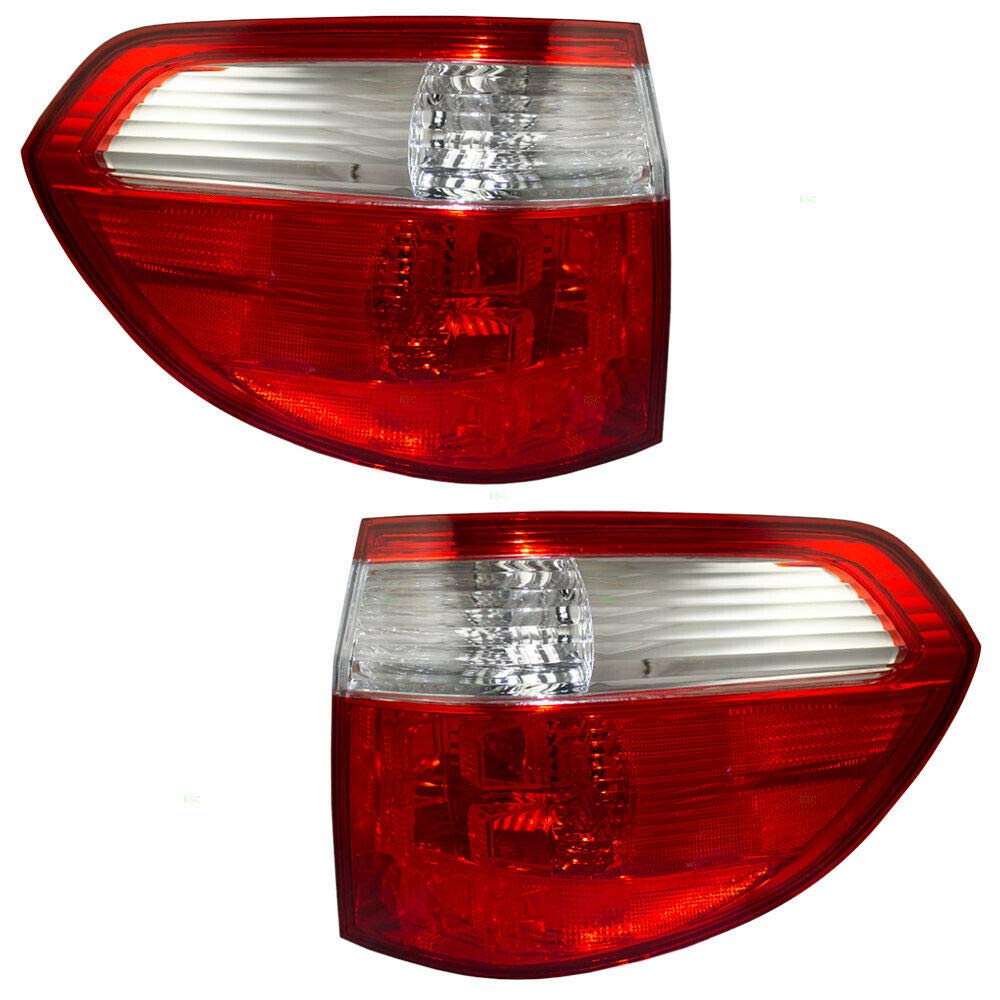 RVLightings Tiffin Allegro Bus 2014-2017 RV Motorhome Pair (Left & Right) Replacement Rear Lamp Taillights