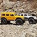 Axial SCX24 2019 Jeep Wrangler JLU CRC RC Crawler 4WD Truck RTR with LED Lights, 3-Ch 2.4GHz Transmitter, Battery, and USB Charger: (Yellow) AXI00002T2