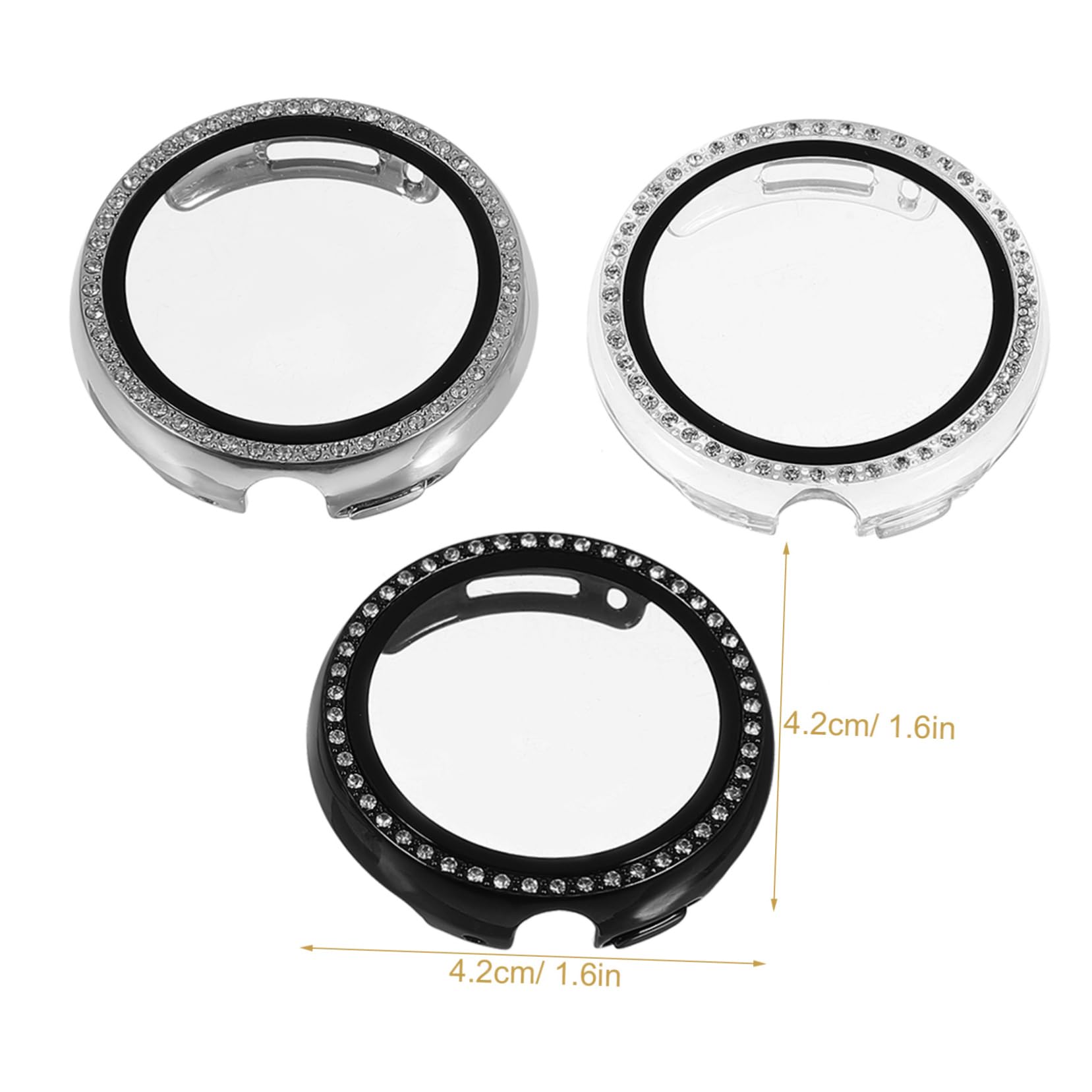 DOITOOL 3 Set Di Cover Per Smartwatch Proteggi Schermo Guscio Decorativo Preciso Per Watch 2 3 Pezzi*3