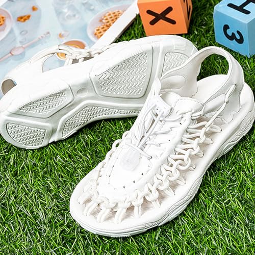 Toddller Kid's Rope Sandals for Boy's & Girl's Summer Closed Toe Sandals Little Kid Outdoor Beach Sports Sandal Water Lightweight Woven Shoes2