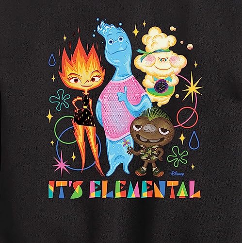 Disney Elemental - Its Elemental - Toddler & Youth Crewneck Fleece Sweatshirt3