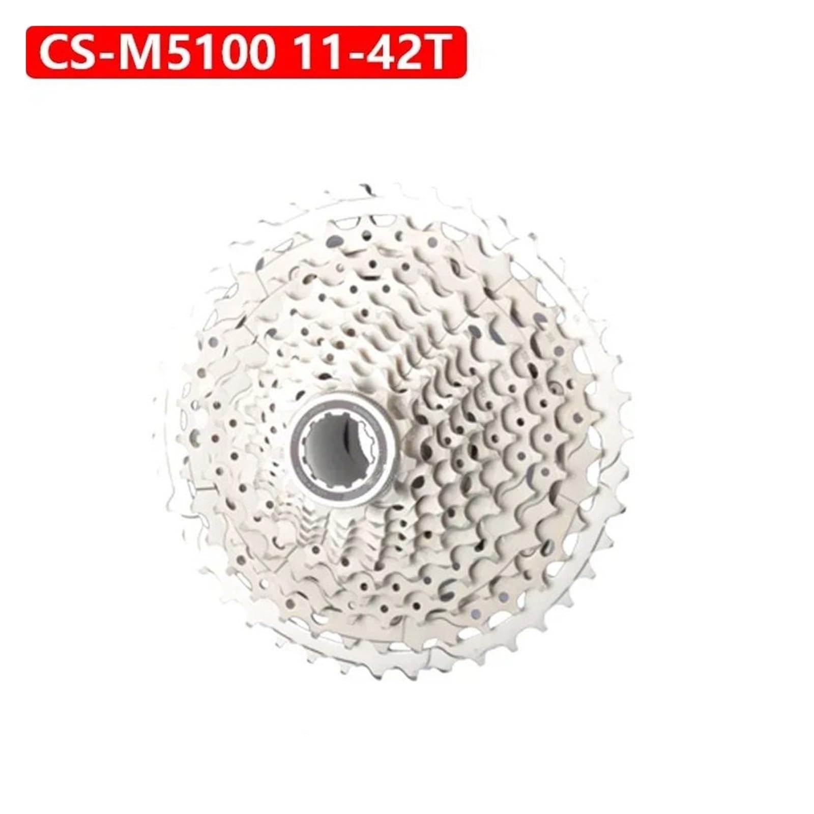 Passend Für Shimano DEORE 11s M5100 Kassette Fahrrad Schwungrad CS-M5100-11 K7 11-42T/11-51T Für Mountainbike Fahrradzubehör Freilaufabzieher Zahnkranz Kassette(CS-M5100 11-42T)
