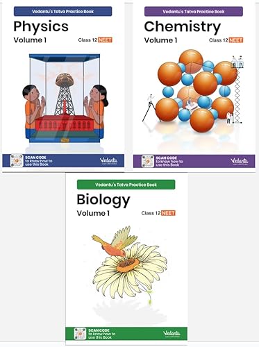 Vedantu NEET PCB Class 12 Full Course (12 Books) Tatva Practice Books Concise Theory with Topic-wise Concept Videos Exercises with PYQs Solved Examples 10,000+ Problems with Solutions Latest Edition-2024-25