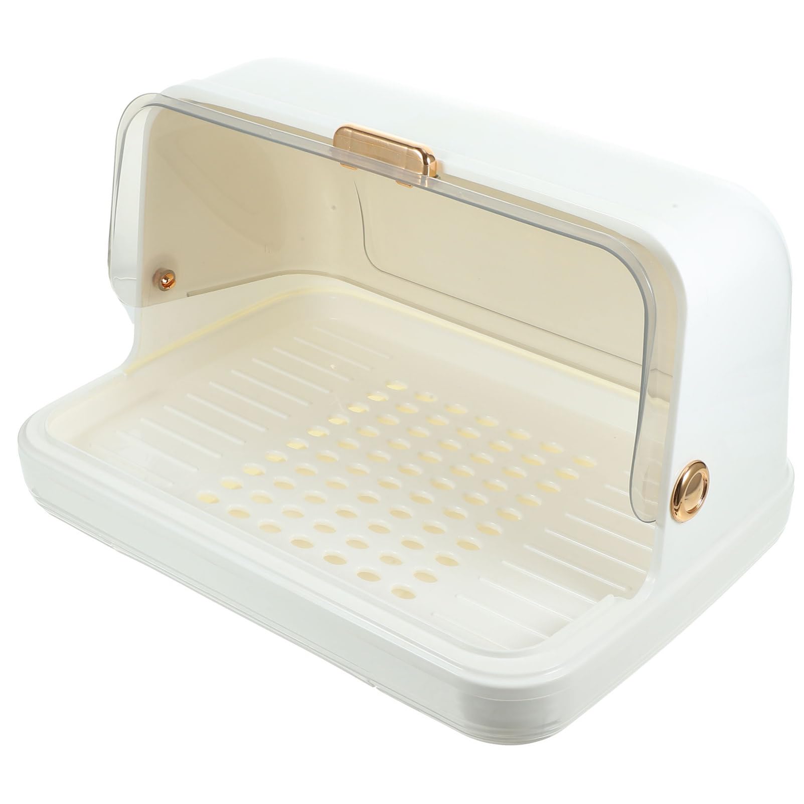 HEMOTON Escurridor para Biberones y Estante para Tazas para Ñiño, Tamaño Mediano, Plástico PP Blanco, Organizador De Cocina Tapa y Bandeja Recogeagua para Secado y Almacenamiento El Hogar