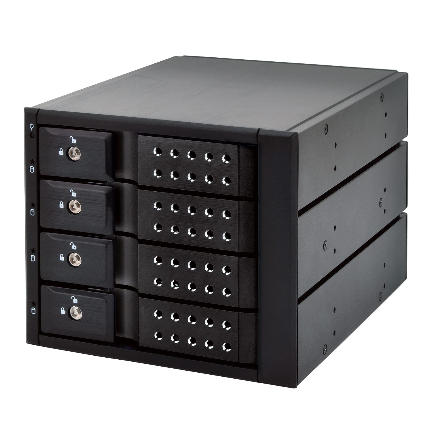 Century iStarUSA BPN-DE Series Removable Rack 4Bay Model V2 BPN-DE340SS-BK2_FP