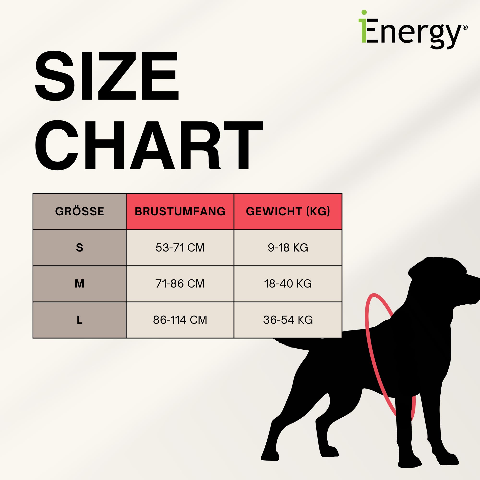 iEnergy Zaino per cani MAL - Zaino per cani - Zaino resistente alle intemperie per cani - Zaino da trekking ben imbottito, Rosso, Piccolo