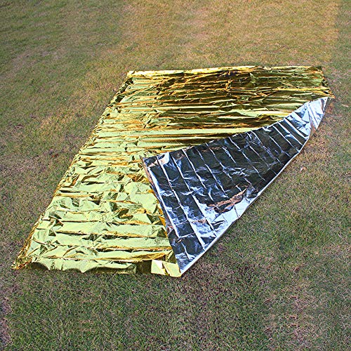 DECDEAL 10 PCS Cobertores de Emergência Sobrevivência Resgate Isolamento Cortina Cobertores de Emerg