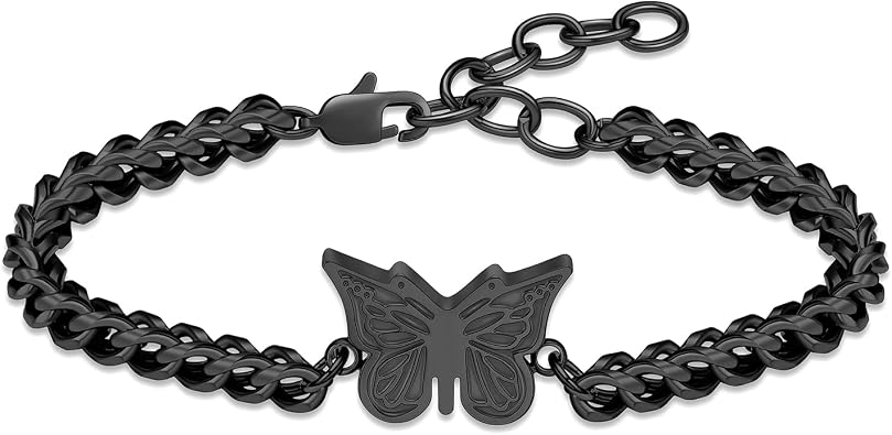 Butterfly Urn Bracelet for Ashes for Women Stainless Steel Cremation Jewelry Adjustable Urn Bangle Memorial Stone Keepsake Ash Holder Bracelet