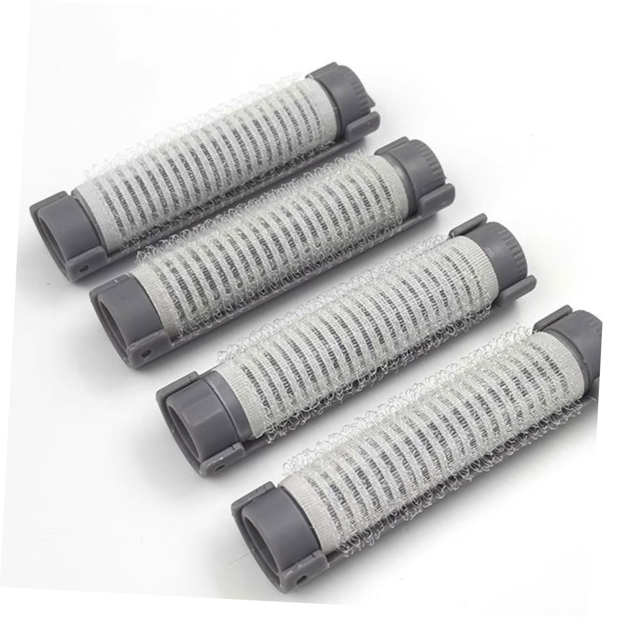 SHERCHPRY Central De Cabello De La Barra Permanente Curling Rizadores Felpa Chinos Rizadores De Cabello Clips Peluquero Rizador De Pelo Rizo Volumen Gris Abs 10 Piezas X 4