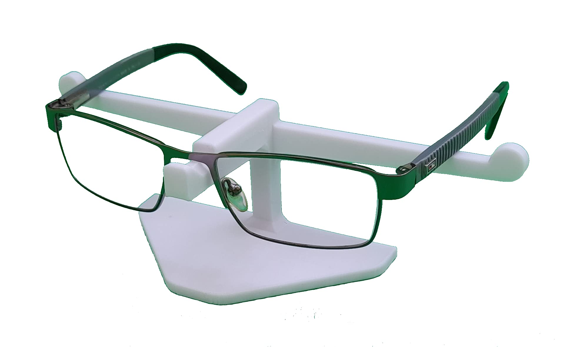 makerv Men's Spectacles stand Sunglasses Display stand Eyeglass holder Specs holder: White-picture-11