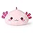 Onsoyours Cute Axolotl Plush, Soft Stuffed Animal Salamander Plush Pillow, Kawaii Plush Toy for Kids (Pink Axolotl A, 13)