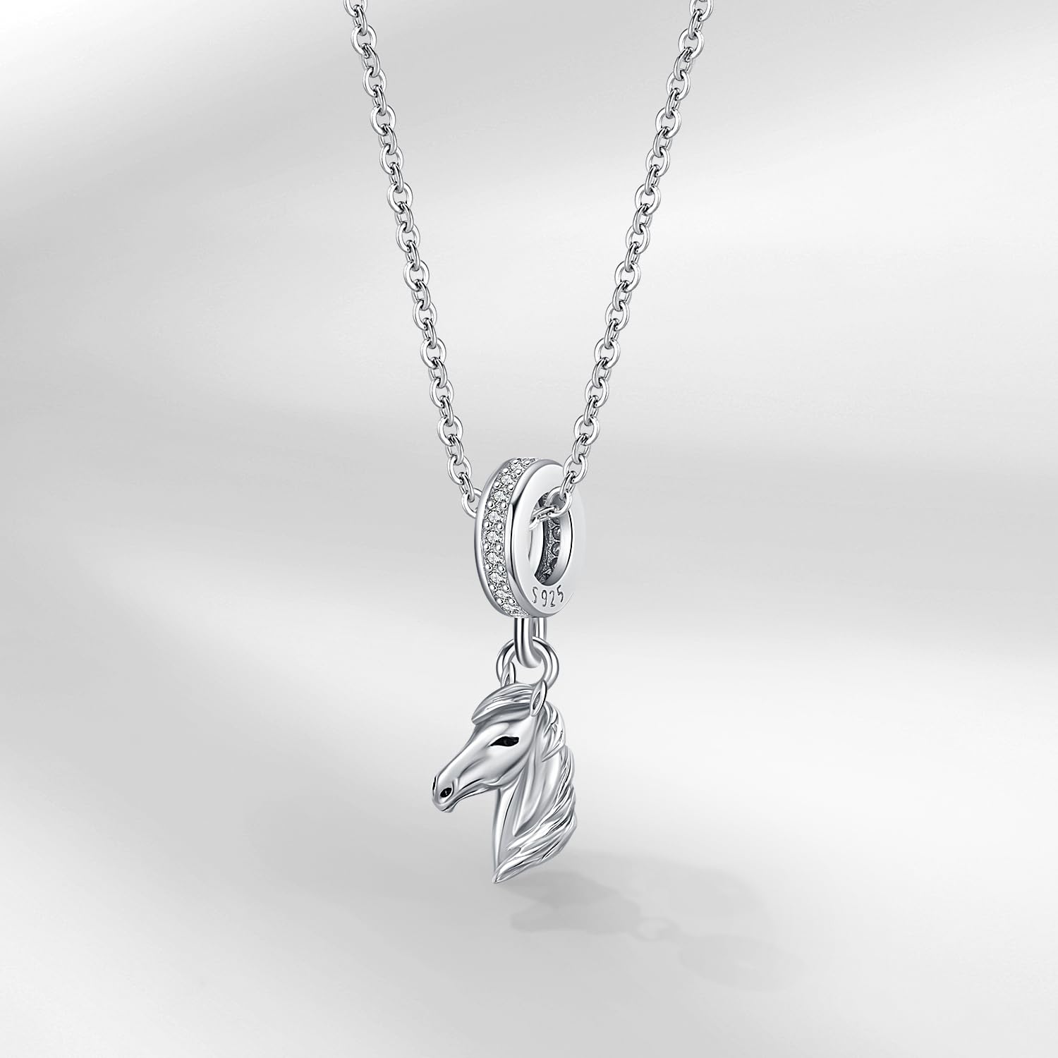 Odinstone Charm 925 Argent Sterling Breloques Perle pour Bracelet Pendentif Bijoux Cadeaux pour Femmes