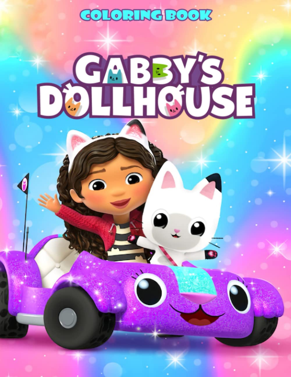 Buy Gabby’s Dollhouse Coloring Book: Wonderful Gabby’s Dollhouse ...