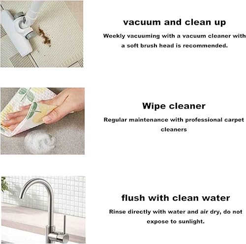 Miniatura 4 de Tapete de la colección navideña para interiores y exteriores, antideslizantes, de perfil bajo para entrada, tapete de cocina con texto "Merry